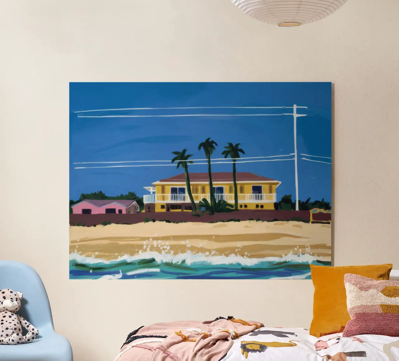 Pomeriggio in spiaggia plexiglass da Silk Palette