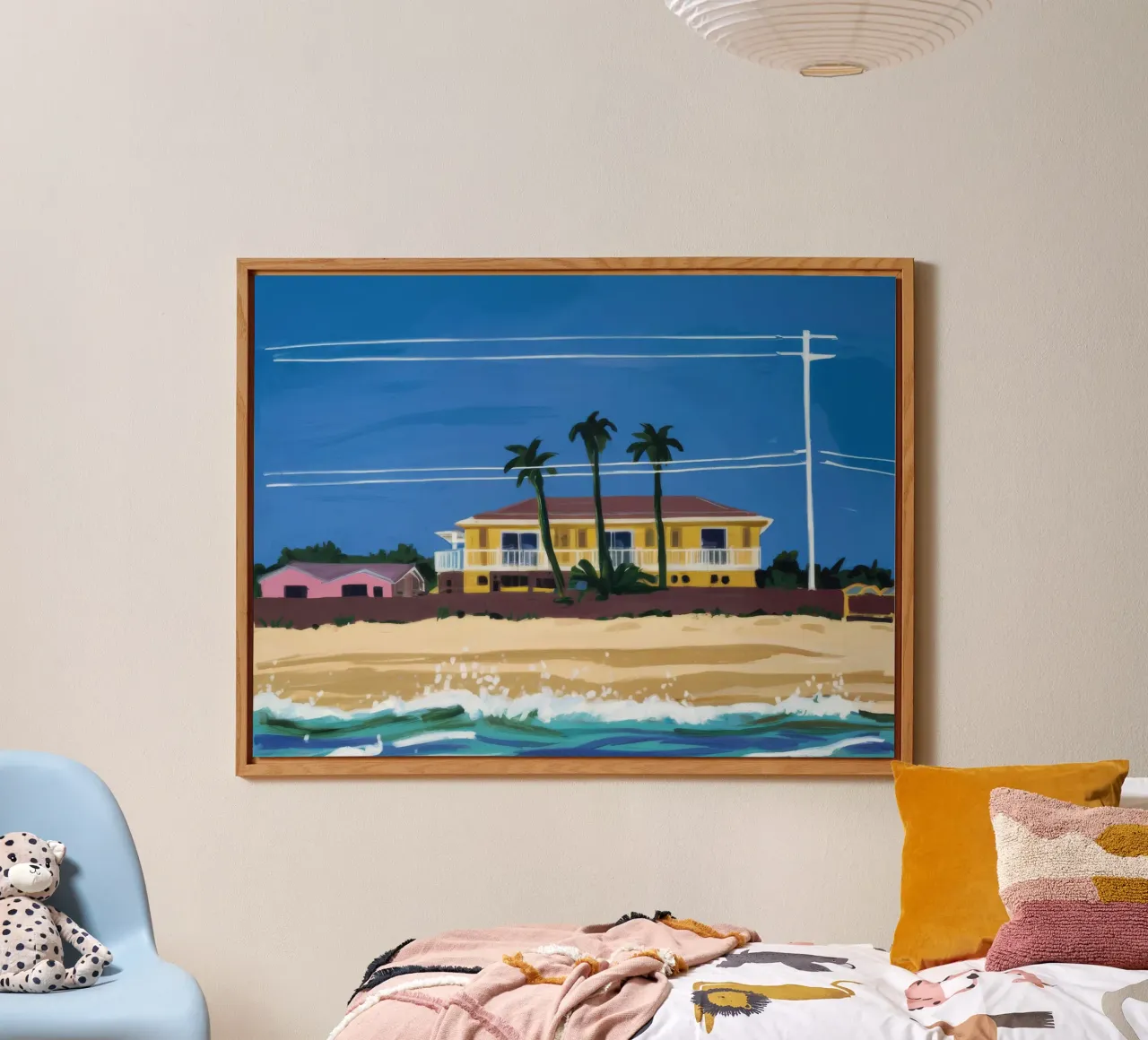 Pomeriggio in spiaggia alluminio dibond da Silk Palette