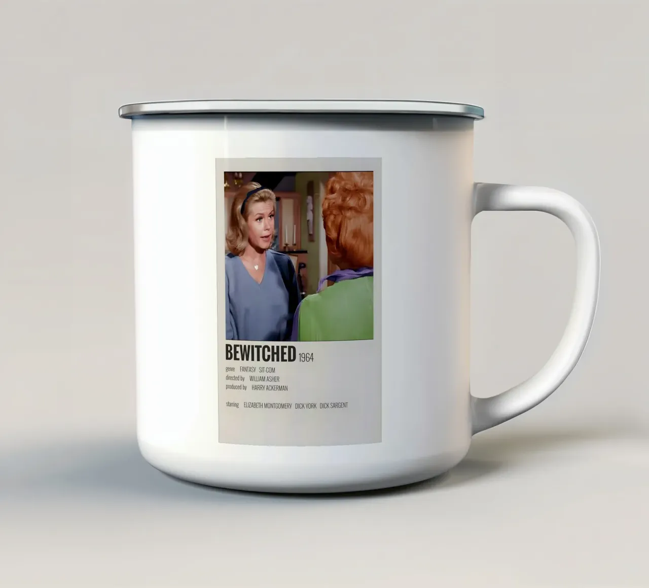 BEWITCHED 1964 tazza in smalto da MVFminimalist