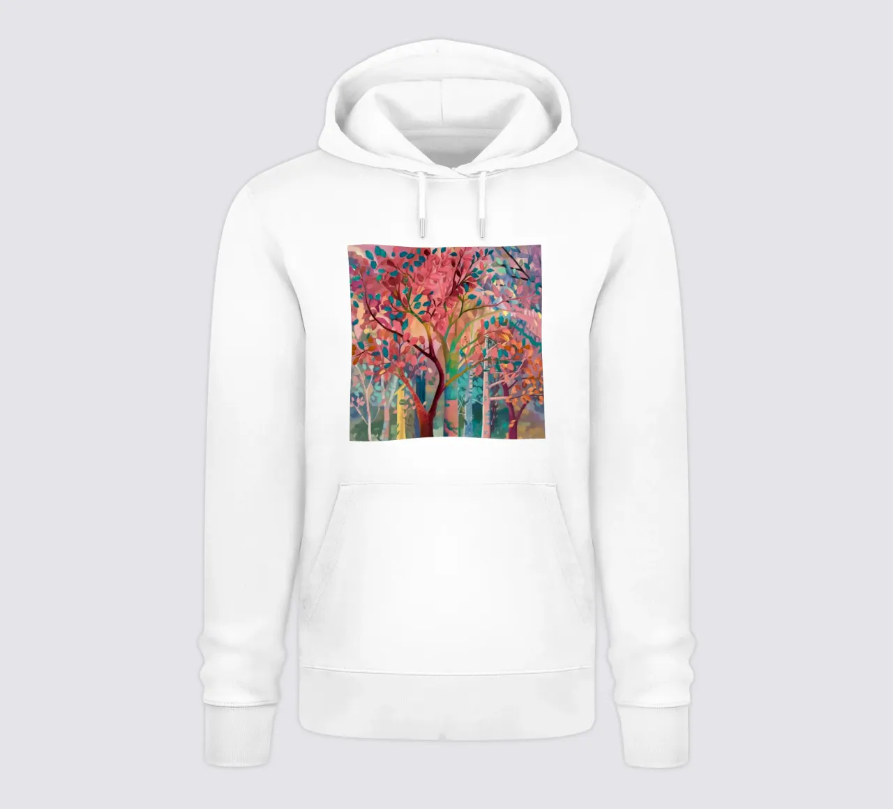 Sentiero della foresta cremisi felpa con cappuccio da Dream Spectrum