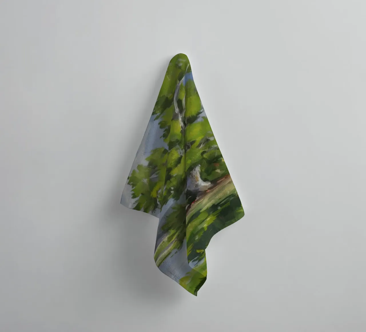 River Tree Majesty towel by Celestial Harmony