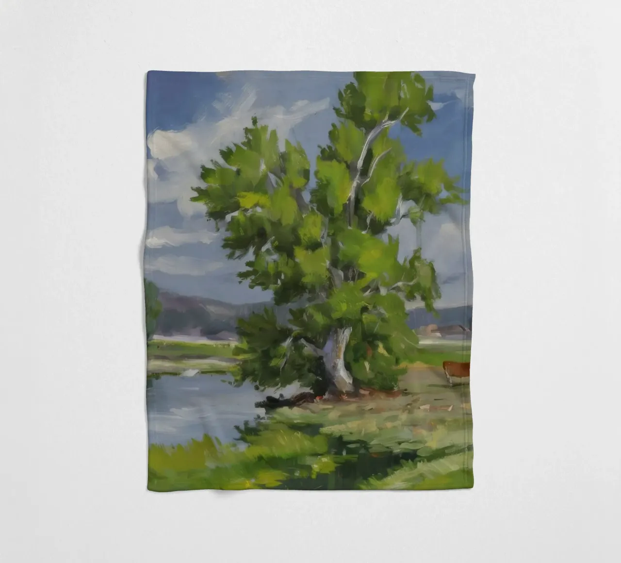Maestà dell'albero del fiume coperta in pile da Celestial Harmony