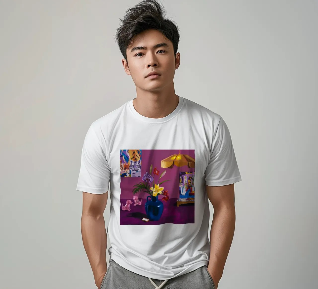 Fiori indaco giocattolo t-shirt da Opal Strokes