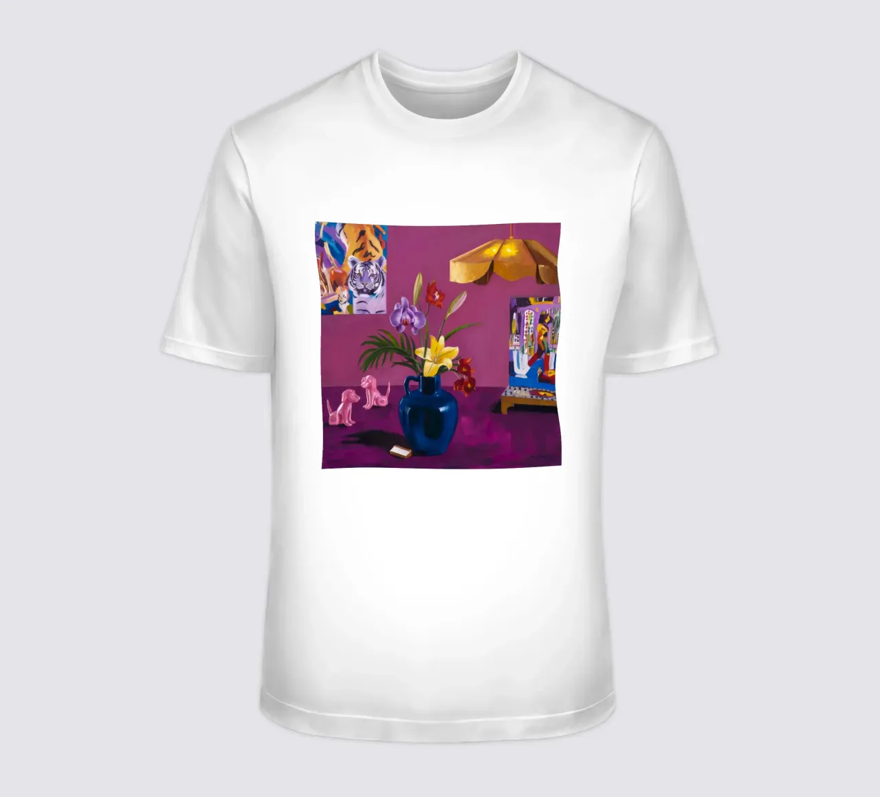 Fiori indaco giocattolo t-shirt da Opal Strokes