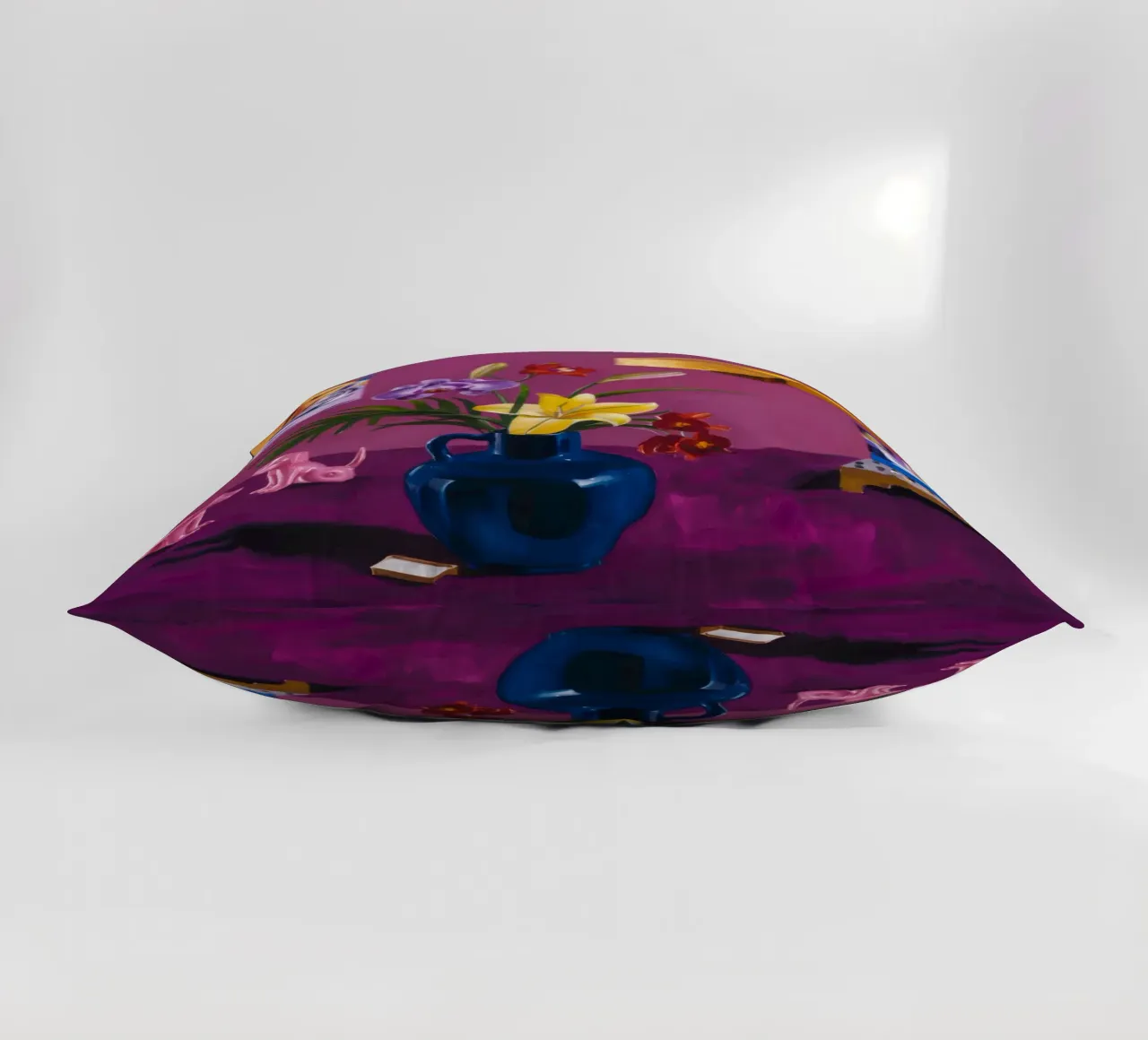 Fiori indaco giocattolo cuscino da Opal Strokes