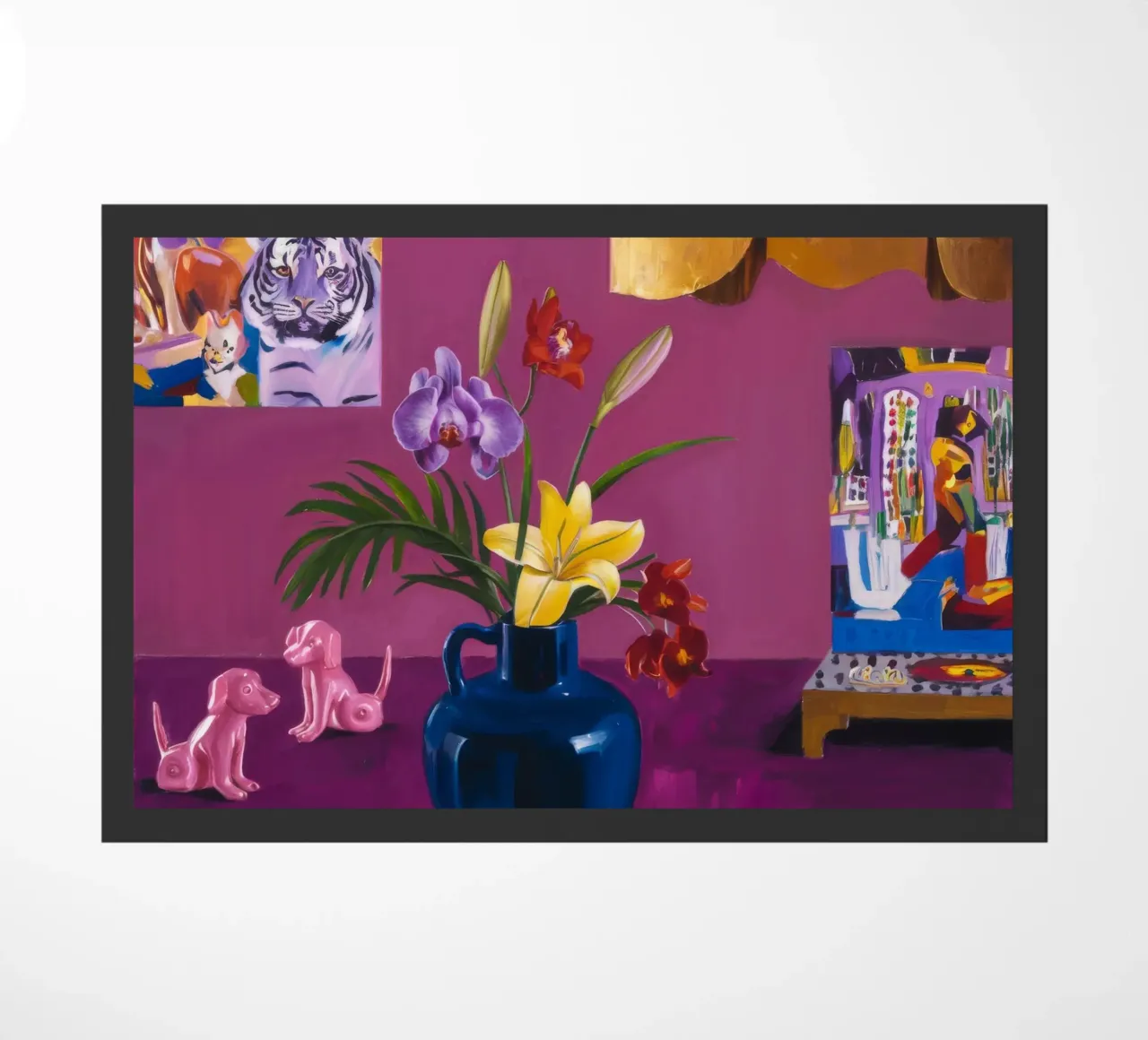 Fiori indaco giocattolo zerbino da Opal Strokes