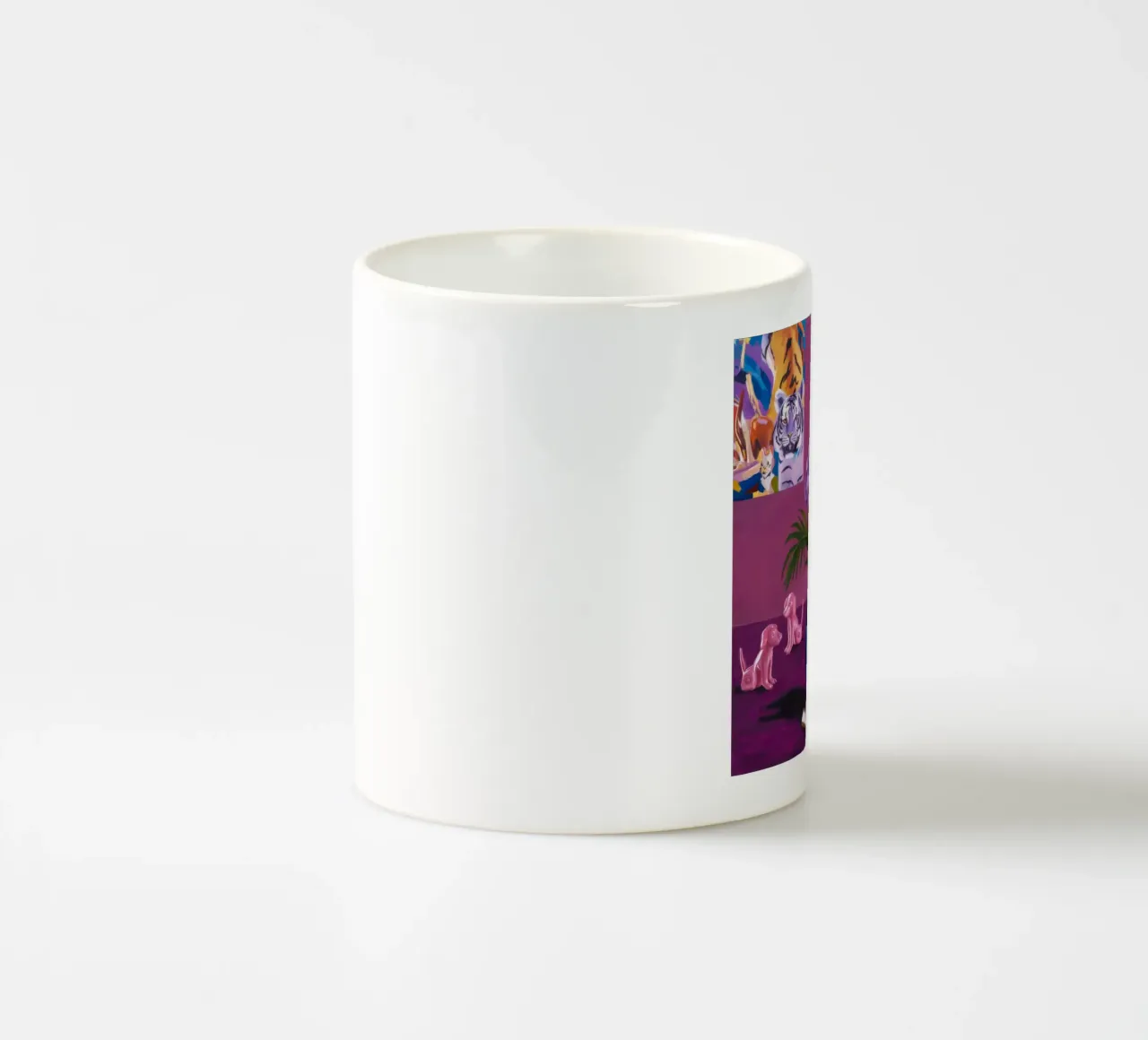 Fiori indaco giocattolo tazza in ceramica da Opal Strokes
