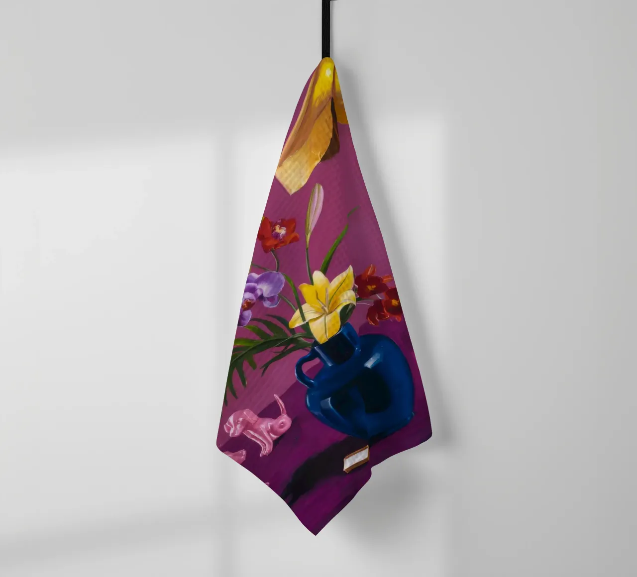Fiori indaco giocattolo canovaccio da cucina da Opal Strokes