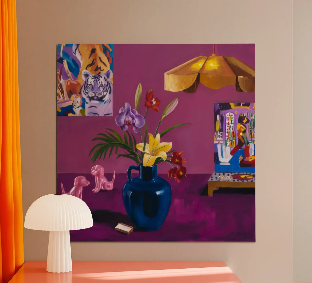 Fiori indaco giocattolo carta hahnemühle da Opal Strokes