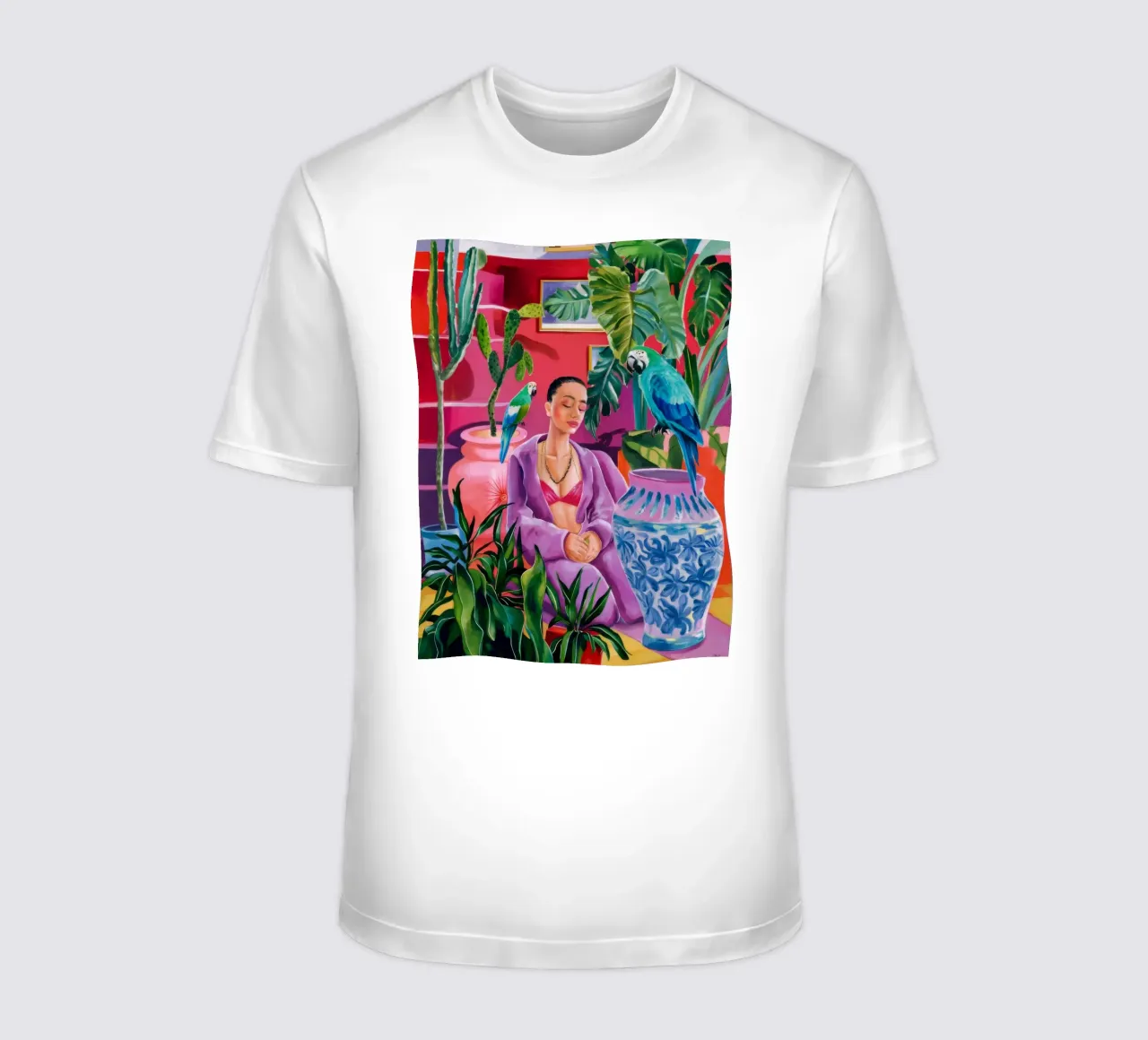 Magenta Jungle Bloom t-shirt da Infinite Chroma