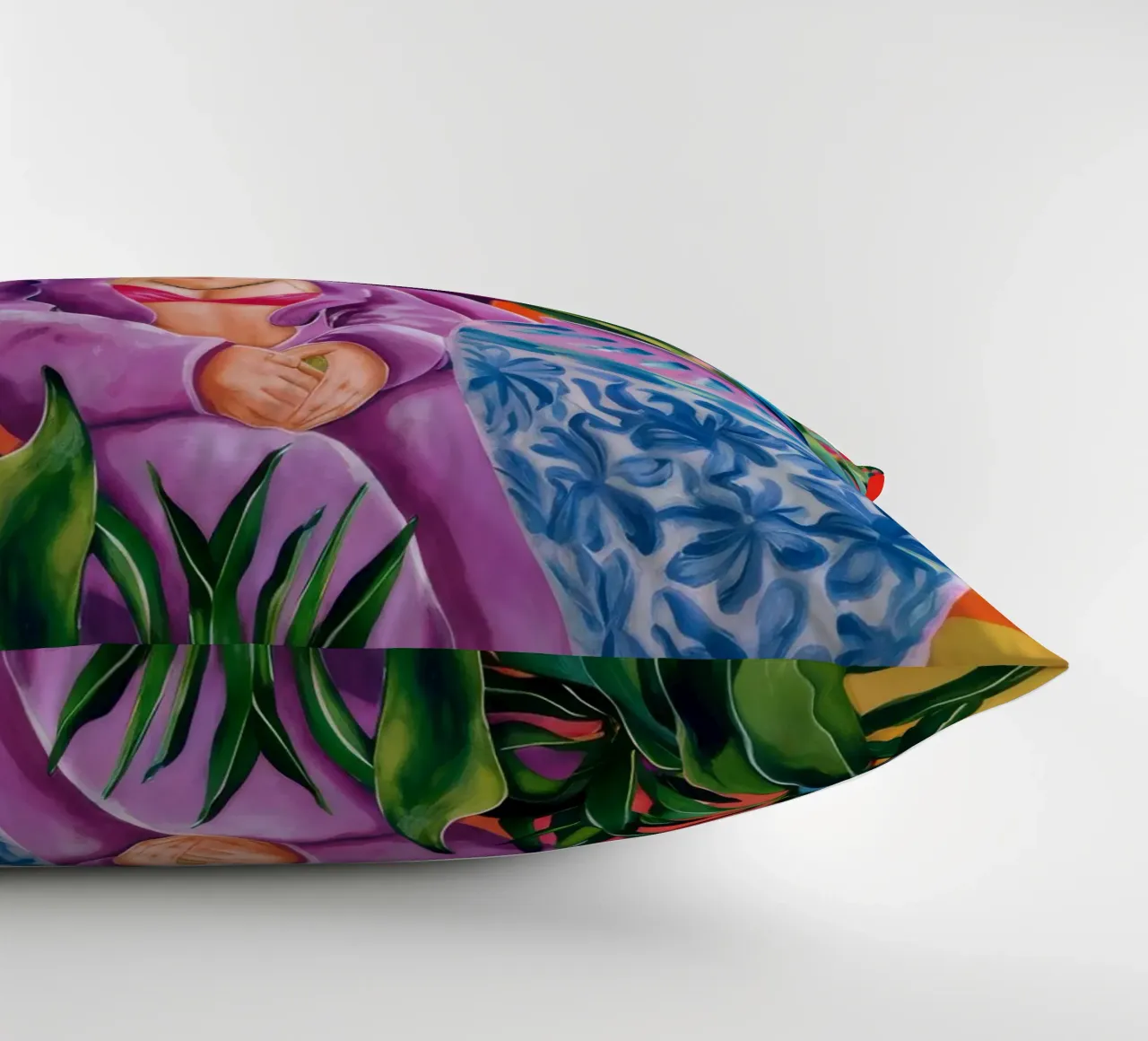 Magenta Jungle Bloom cuscino da Infinite Chroma