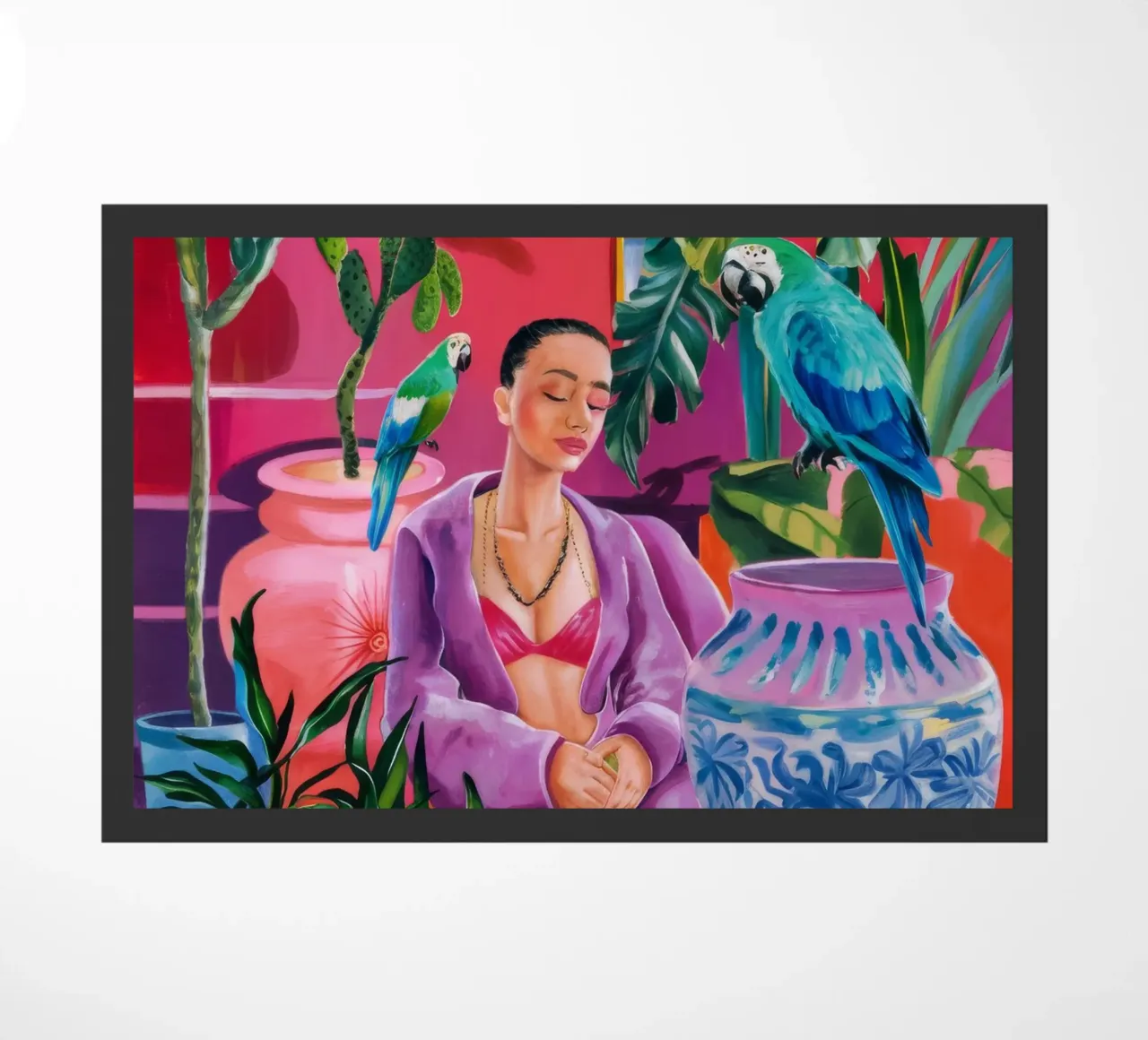 Magenta Jungle Bloom zerbino da Infinite Chroma