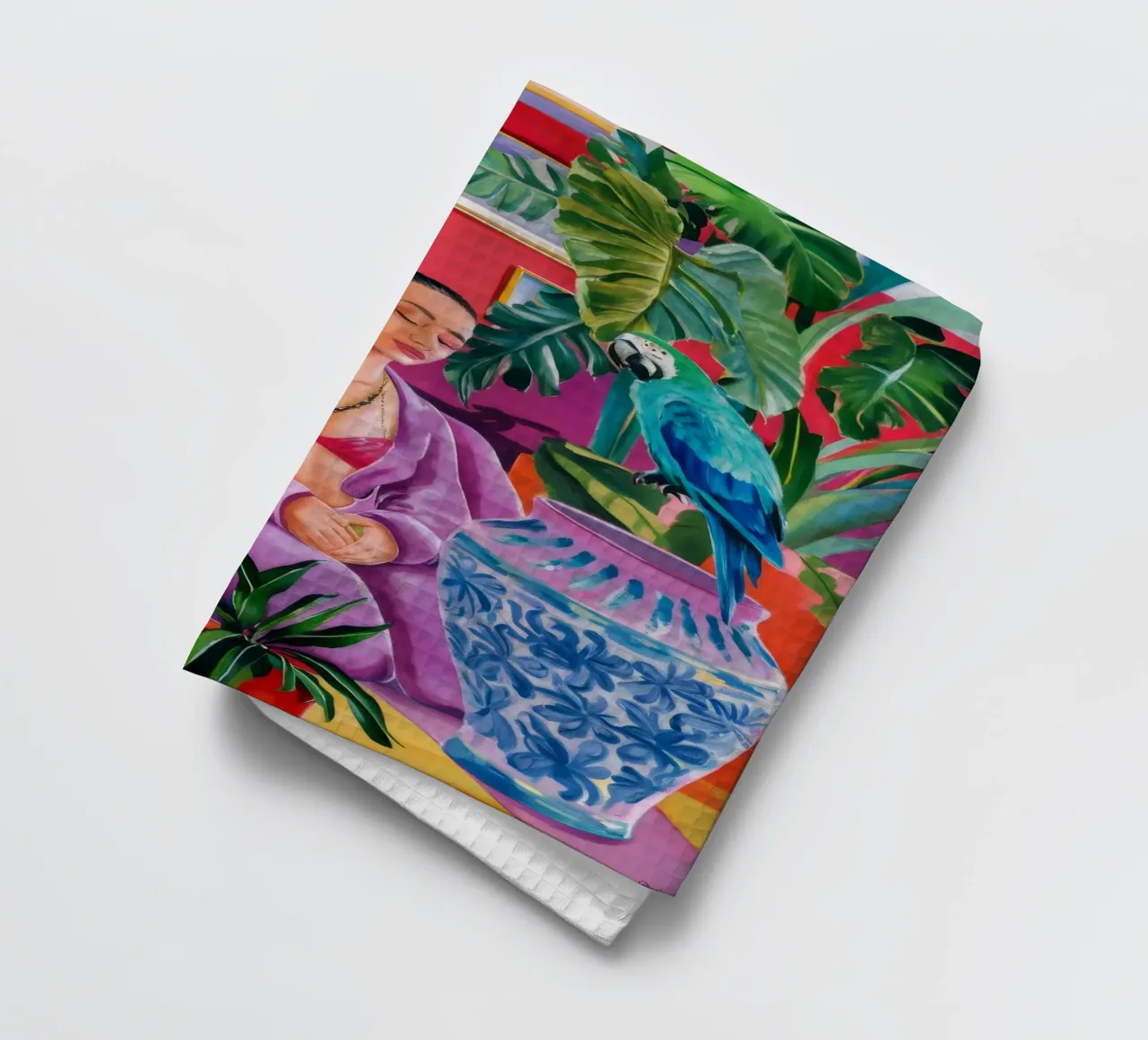 Magenta Jungle Bloom canovaccio da cucina da Infinite Chroma