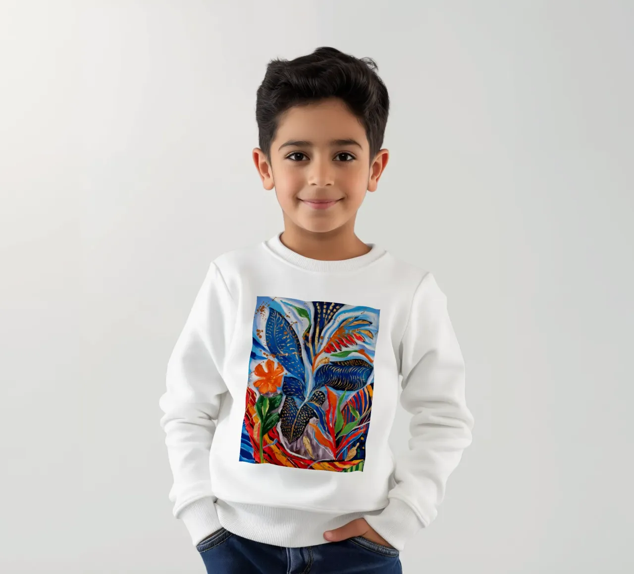 Folio Wing Symphony kids sweatshirt by Vivid Reverie