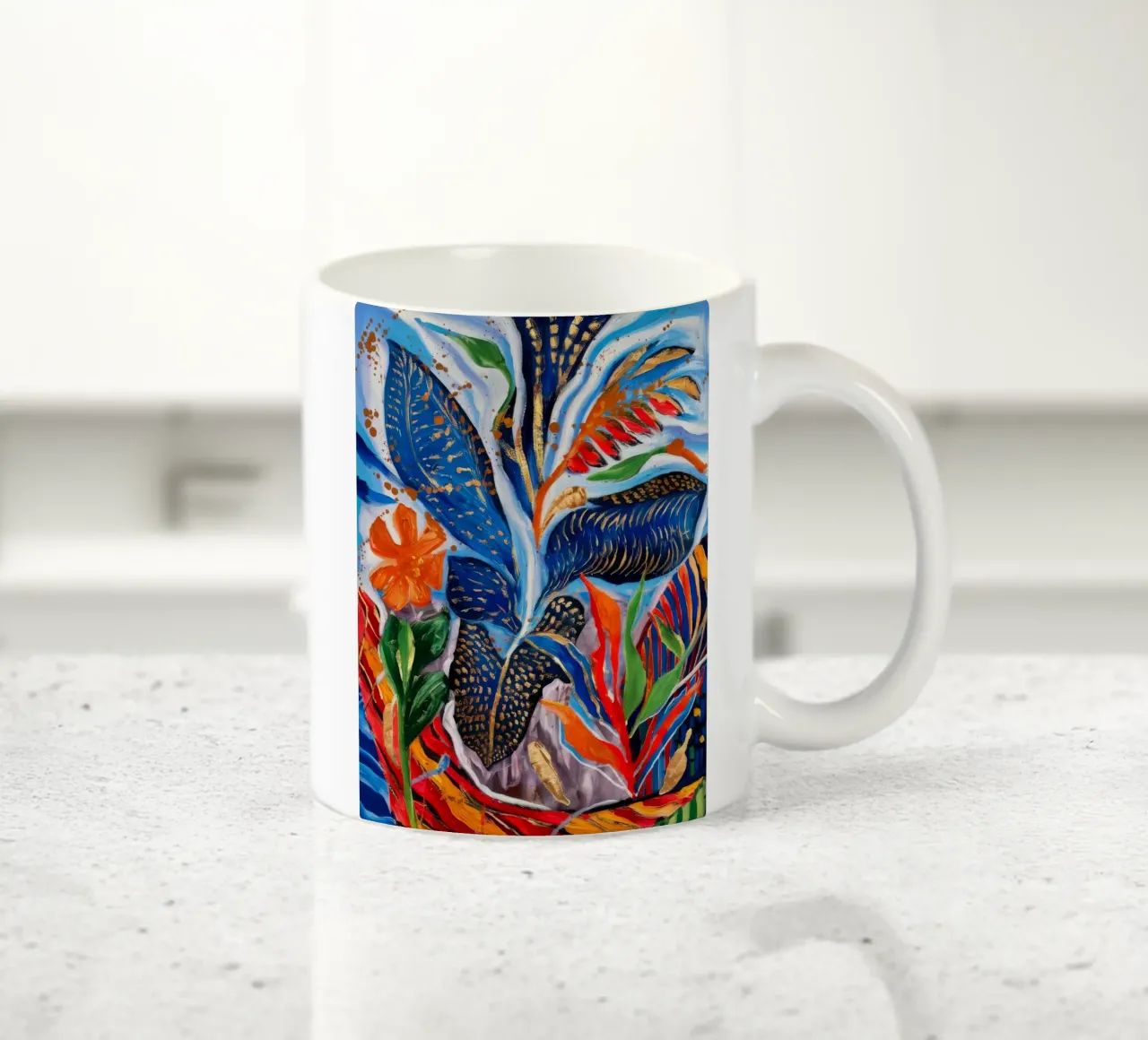 Folio Wing Symphony ceramic mug by Vivid Reverie