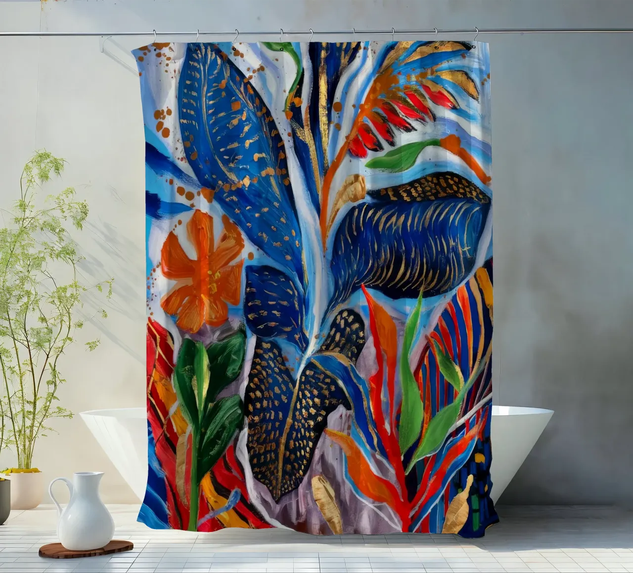 Folio Vleugel Symfonie douchegordijn van Vivid Reverie