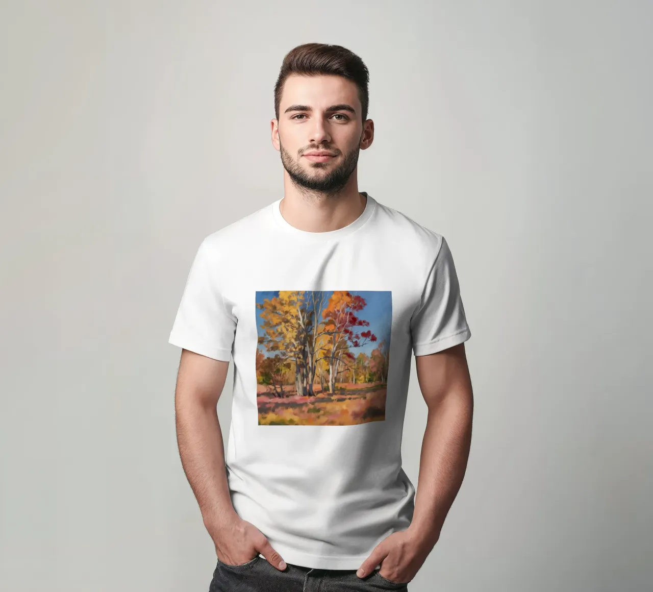 Amber Path Grove T-Shirt von Celestial Harmony
