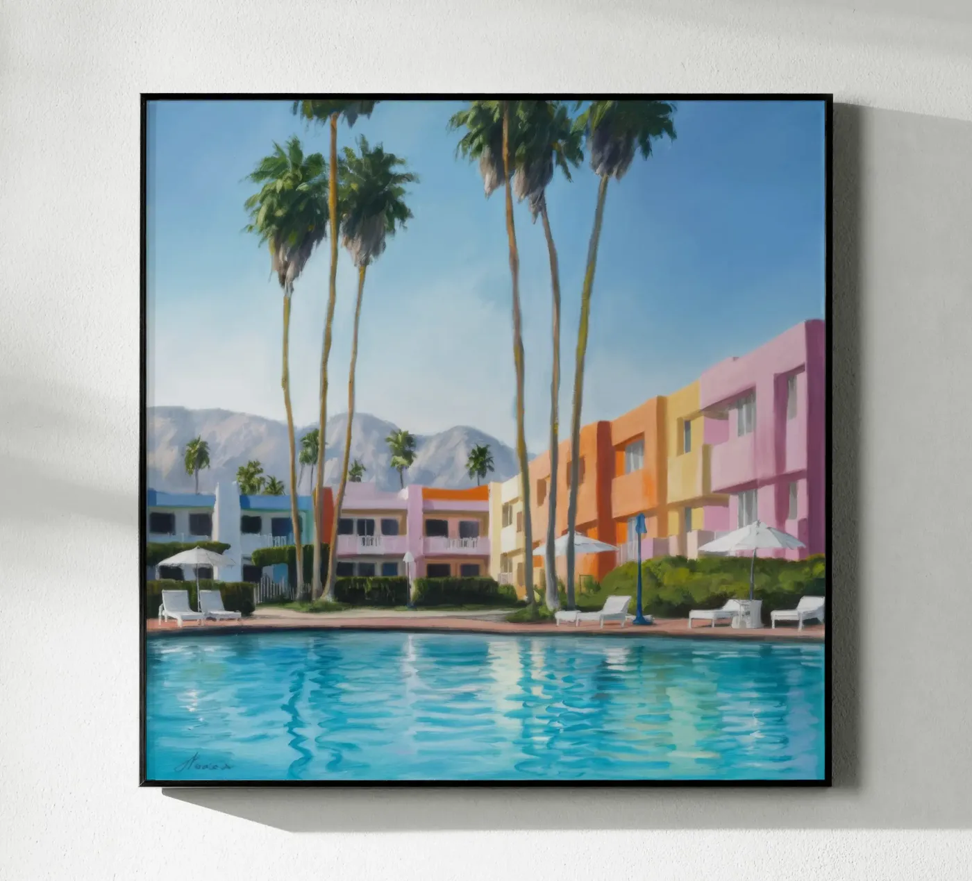 Aqua Palm Chic plexiglass da Infinite Chroma