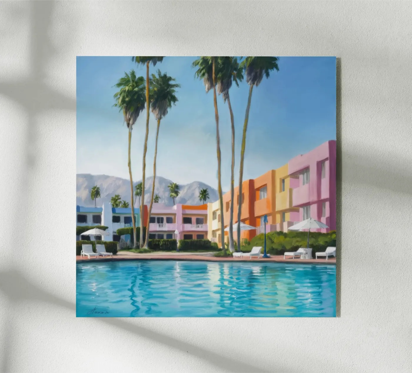 Aqua Palm Chic plexiglass da Infinite Chroma