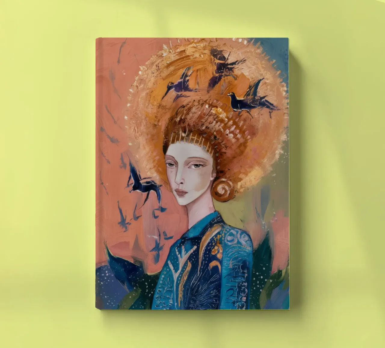 Aviary Ember Crown notebook by Vivid Reverie