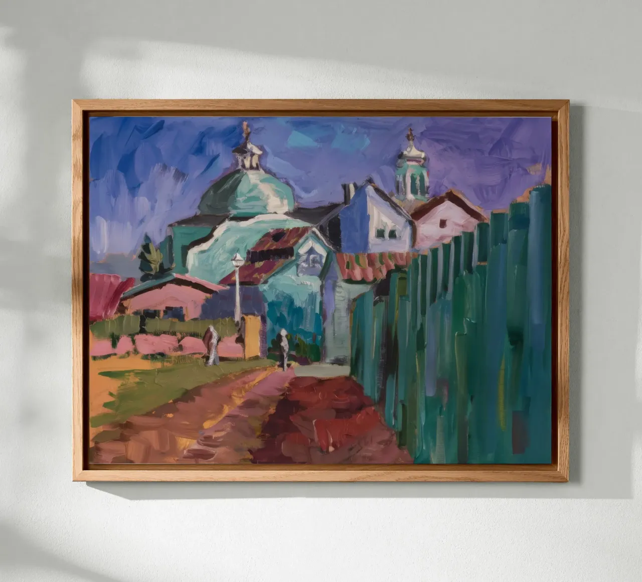 Turquoise Steeple View forex plate by Radiance Landscape