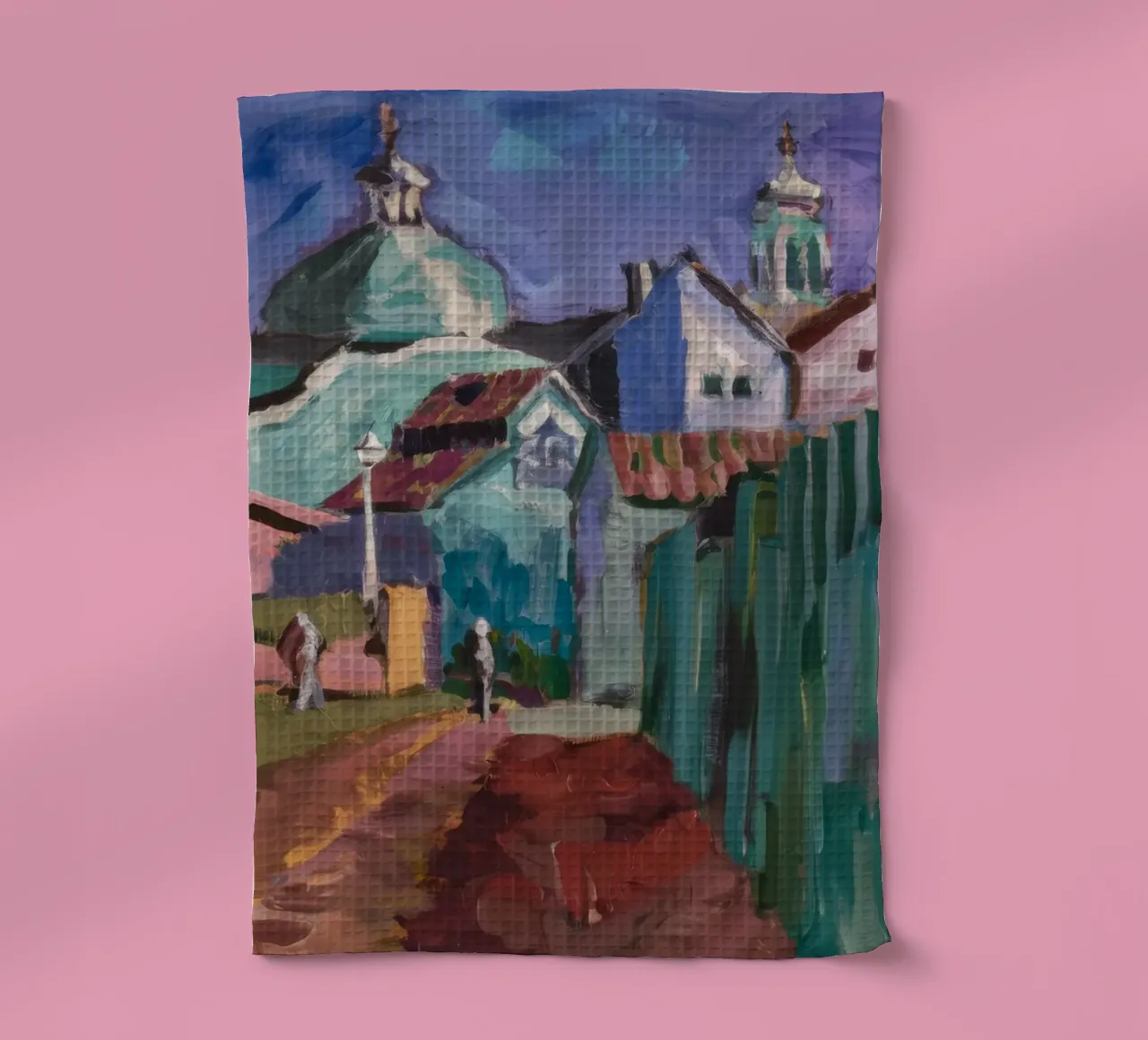 Turquoise Steeple View torchon de Radiance Landscape