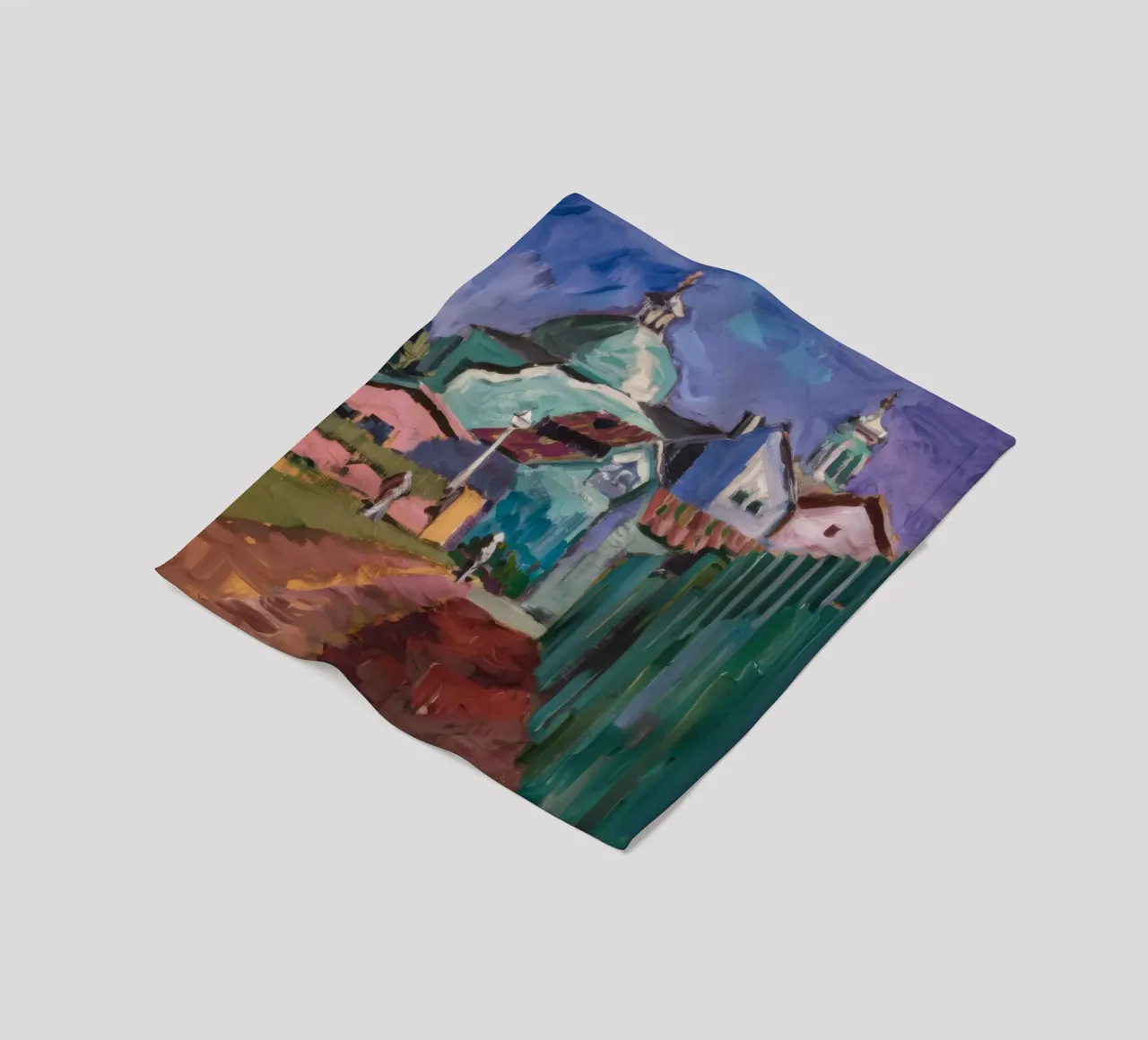 Turquoise Steeple View Fleecedecke von Radiance Landscape