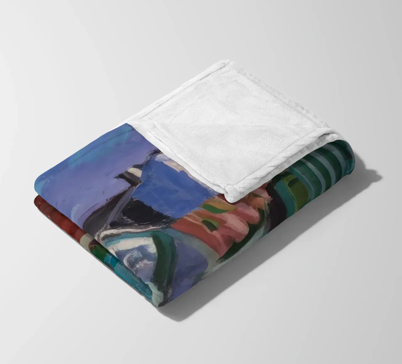 Turquoise Steeple View Fleecedecke von Radiance Landscape