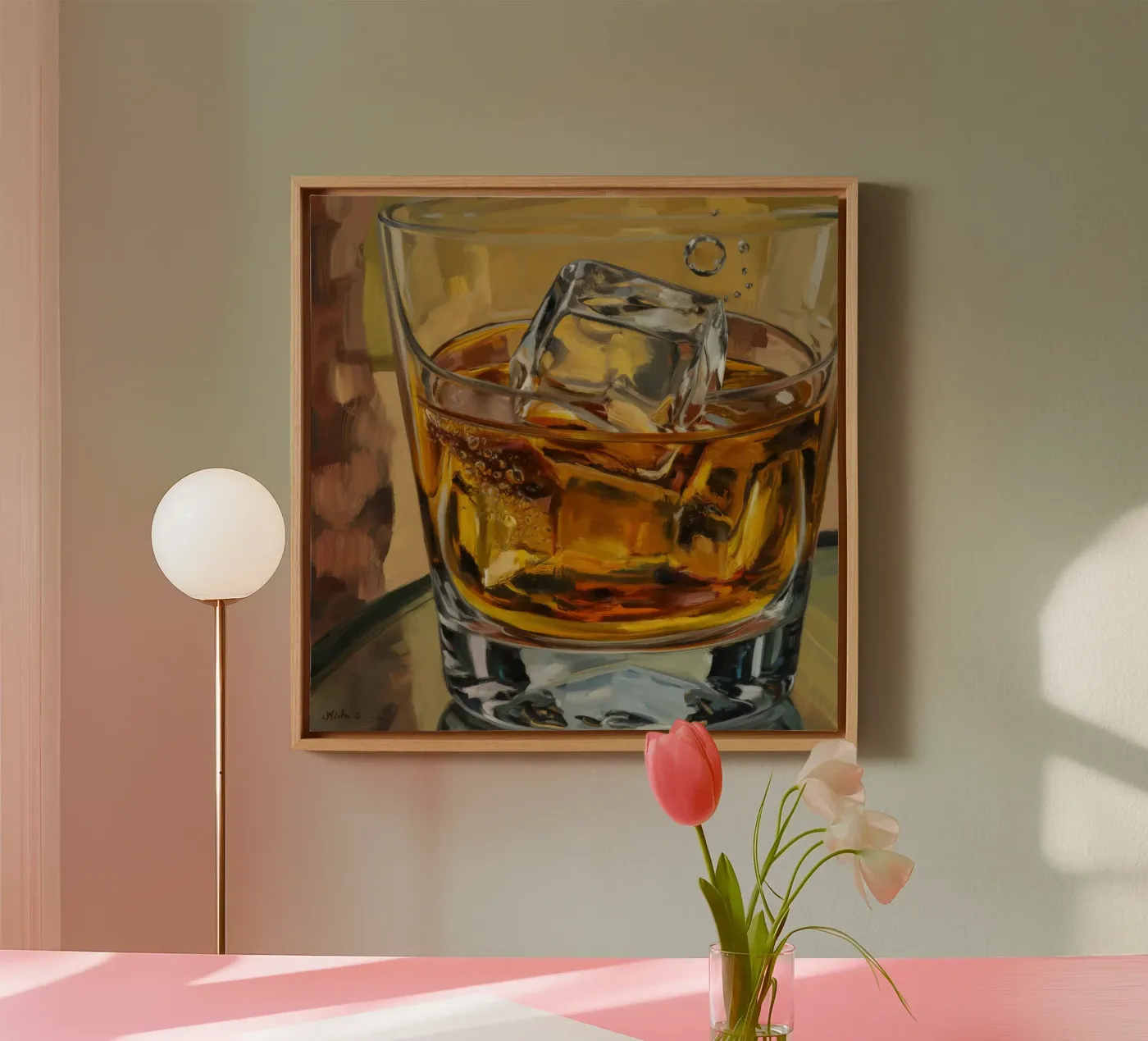 Amber Elixir Glow canvas by Dream Spectrum