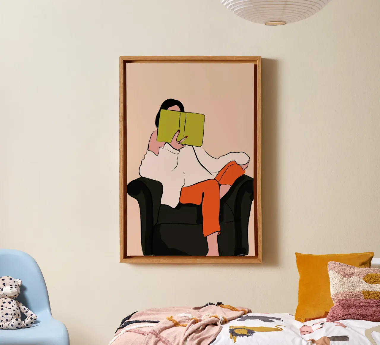 Lovely Book canvas by XOXO Arte