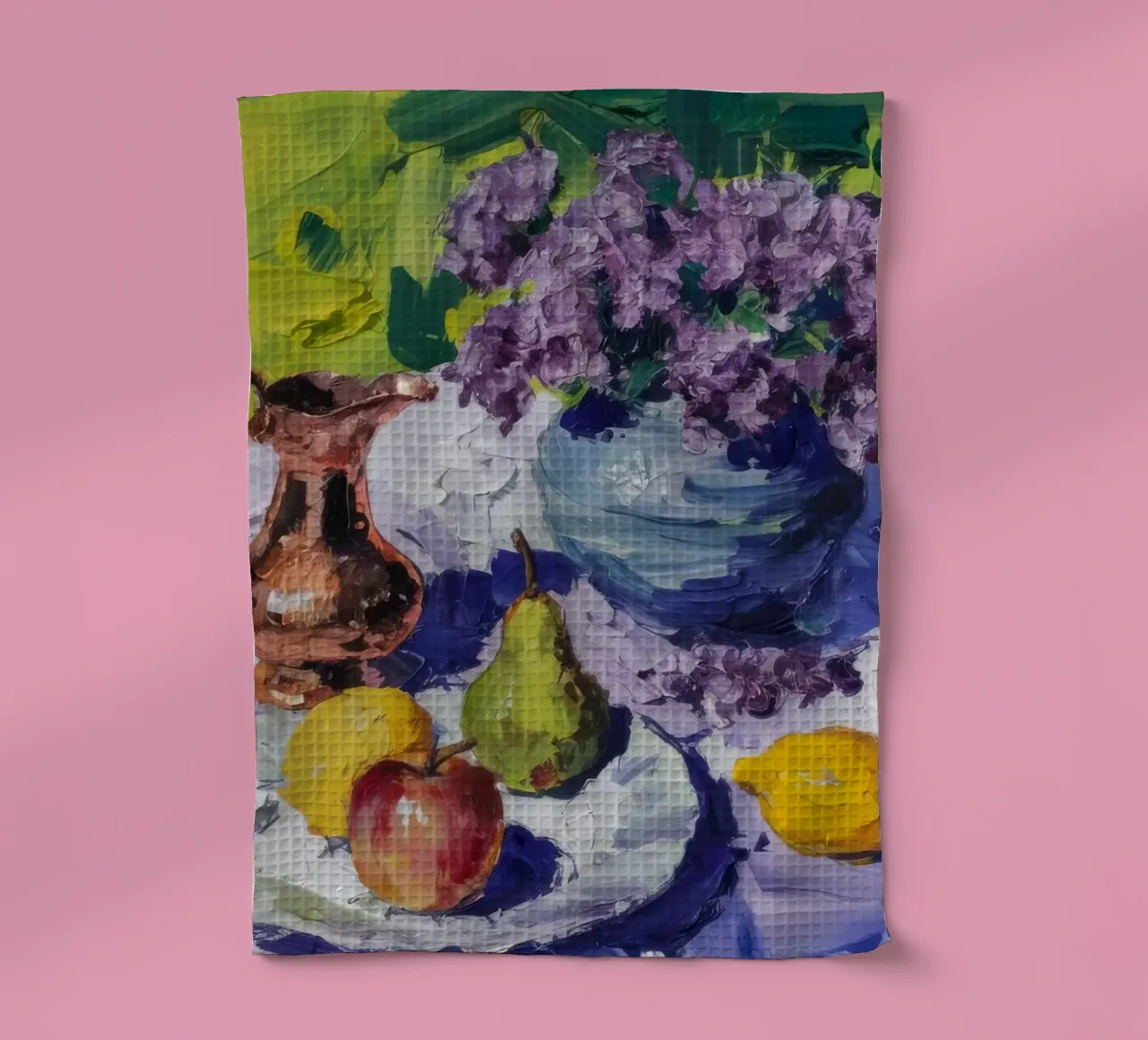 Medley di fiori di rame canovaccio da cucina da Celestial Harmony