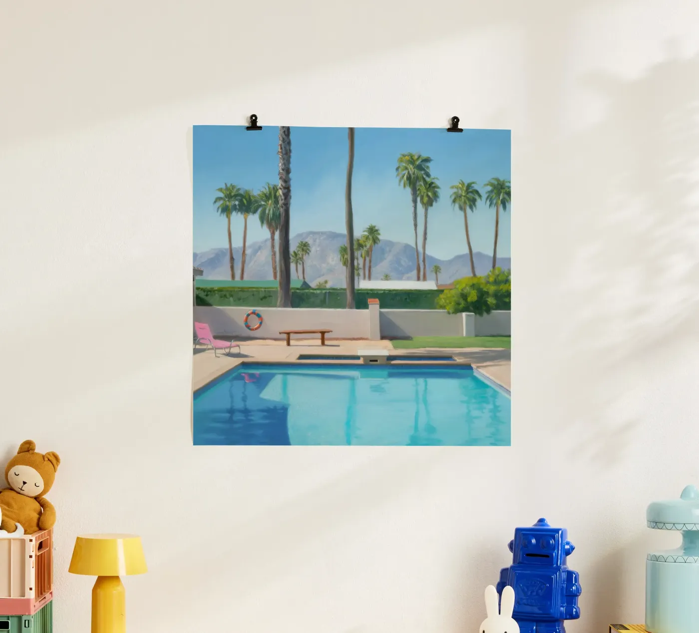 Cerulean Ring Calm poster by Infinite Chroma