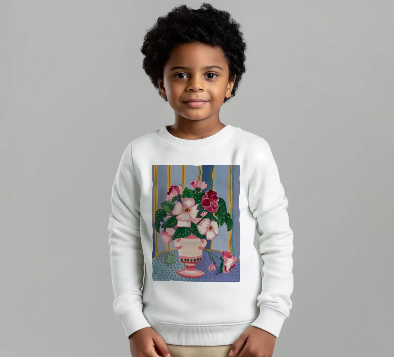 Urna a strisce di petali felpa bambino da Vivid Reverie