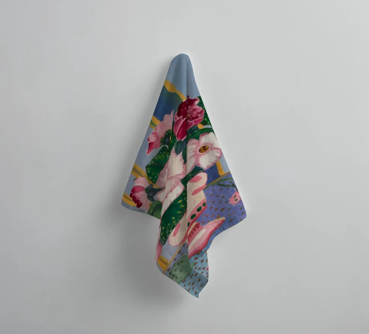 Urna a strisce di petali asciugamano da bagno da Vivid Reverie