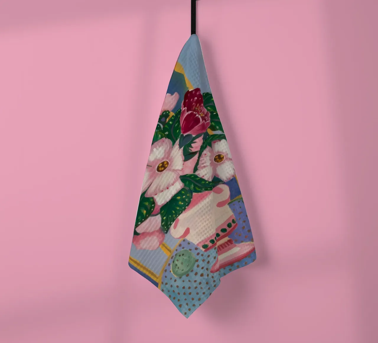 Urna a strisce di petali canovaccio da cucina da Vivid Reverie