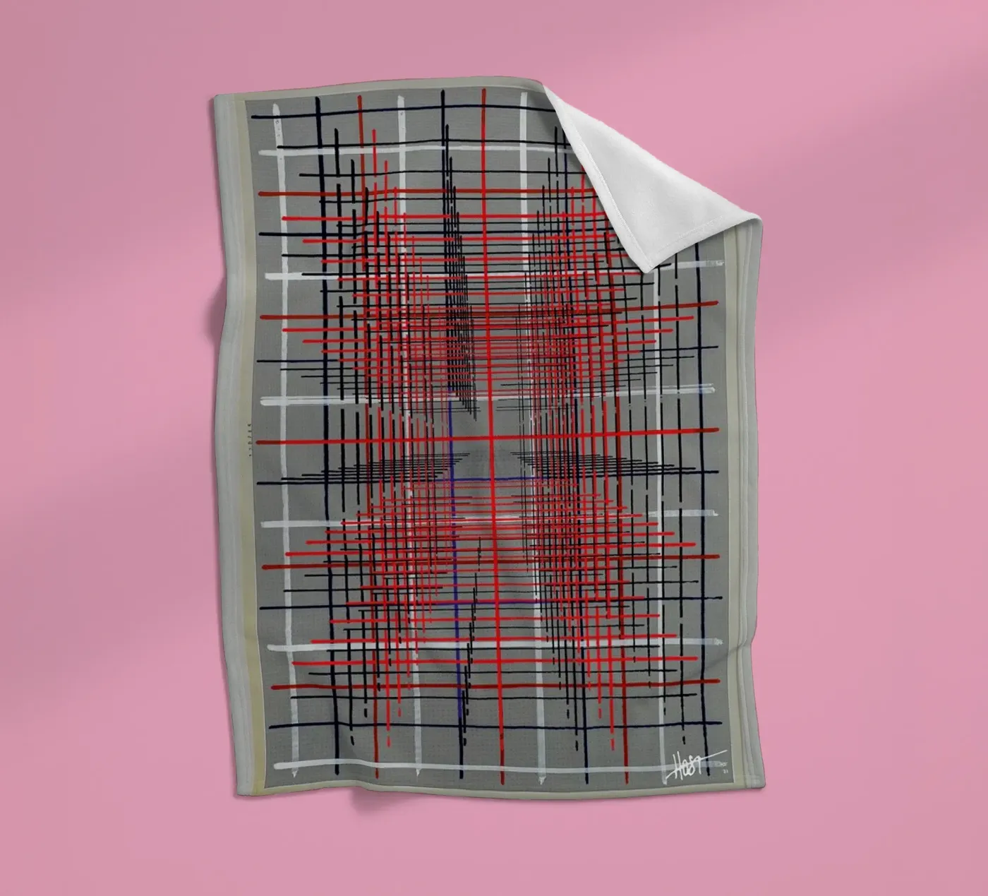 Interdependence 07 fleece blanket by Joachim Høst