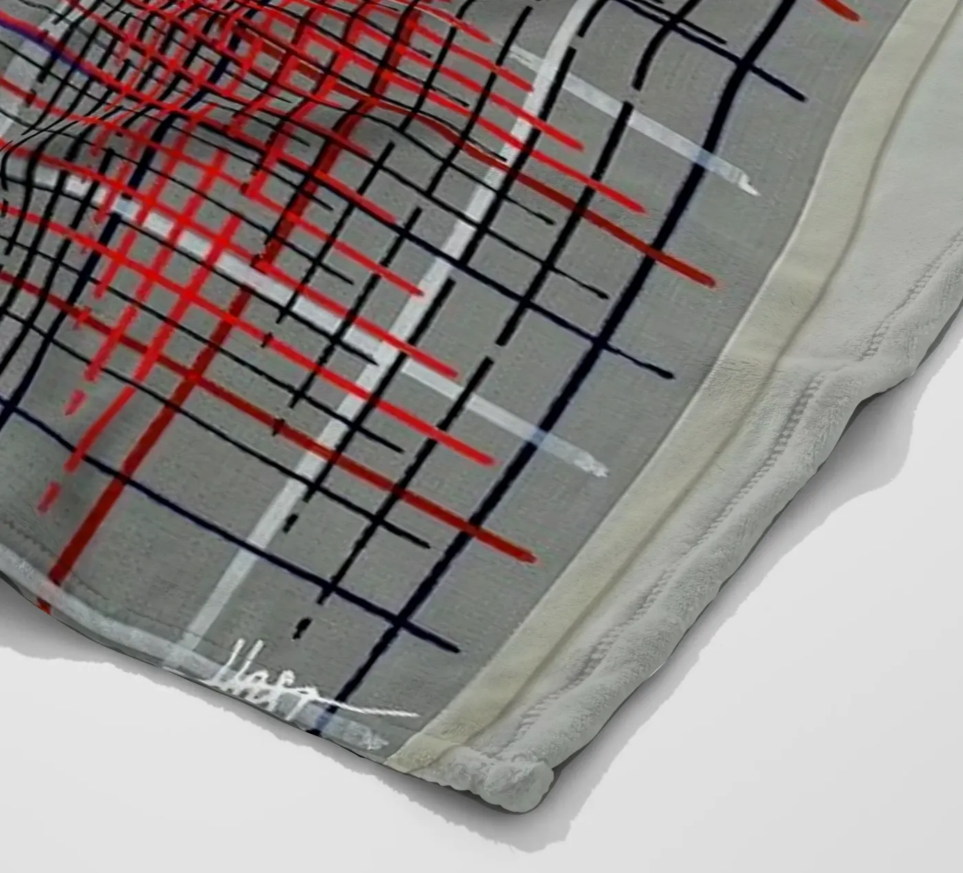 Interdependence 07 fleece blanket by Joachim Høst