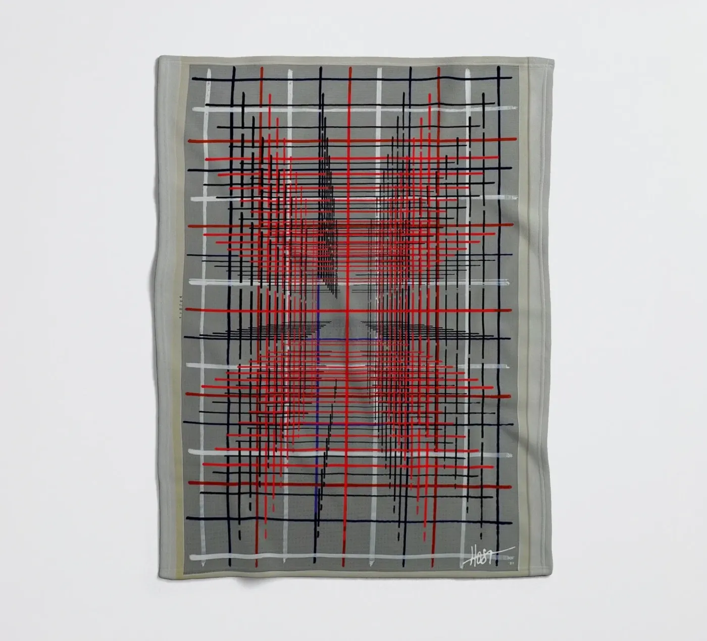 Interdependence 07 fleece blanket by Joachim Høst