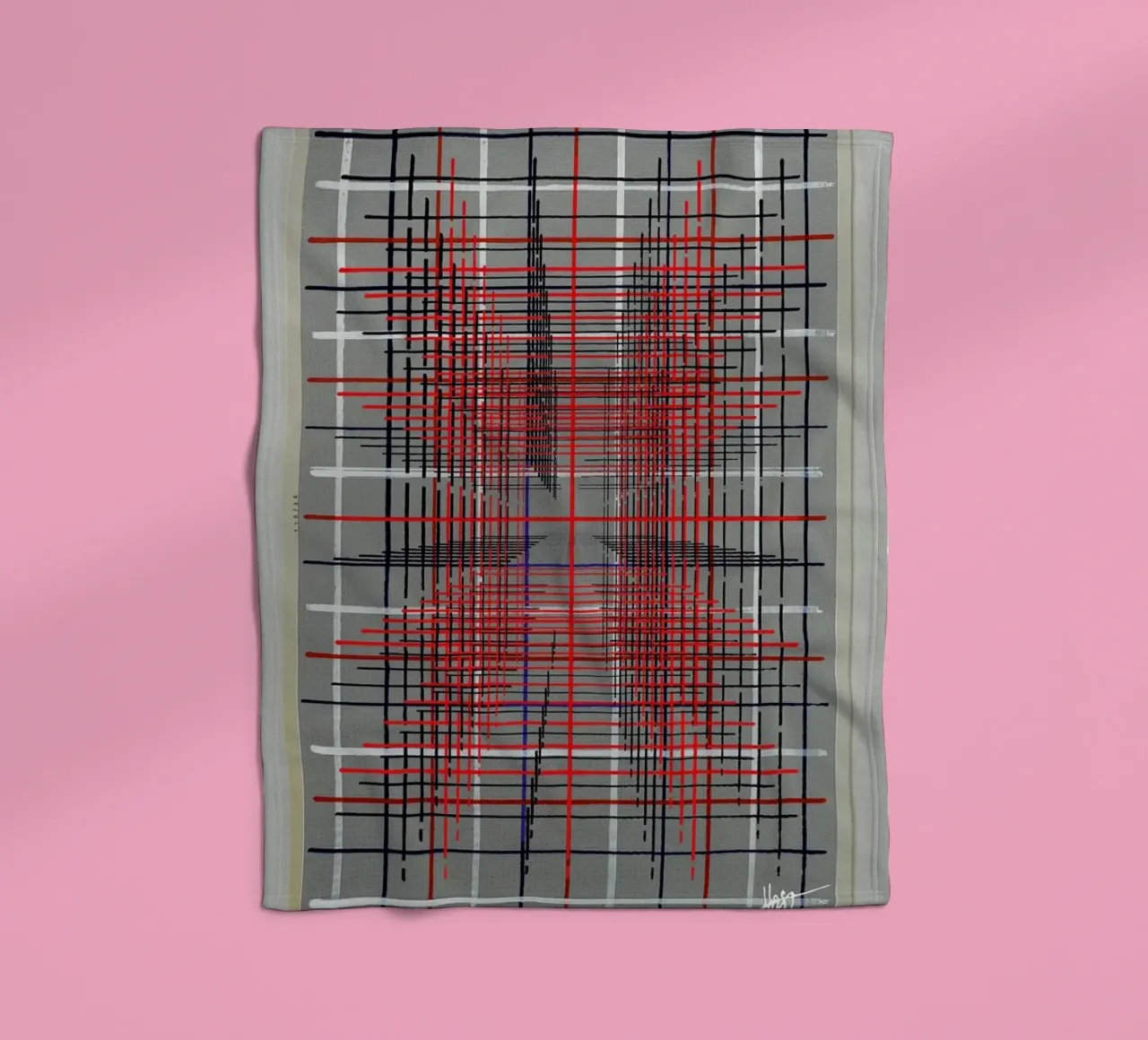 Interdependence 07 Fleecedecke von Joachim Høst