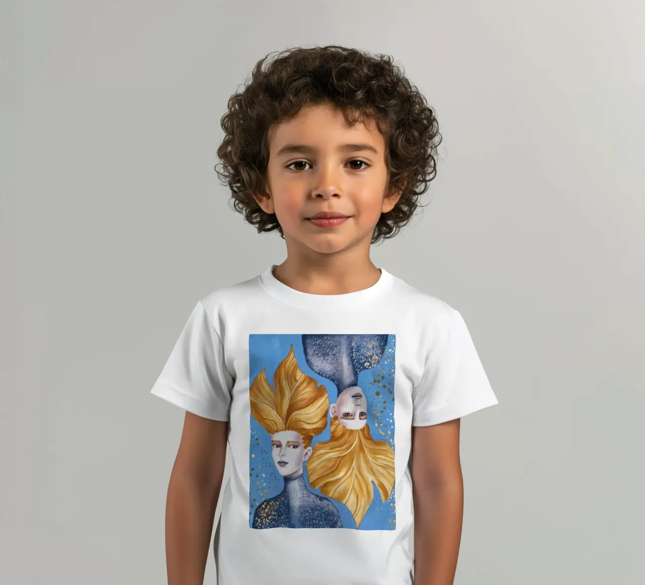 Fusione della criniera d'oro t-shirt bambini da Vivid Reverie
