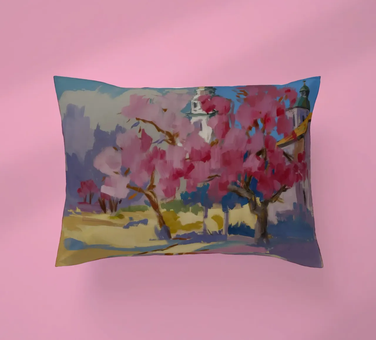 Sogno del percorso Sakura cuscino da Radiance Landscape