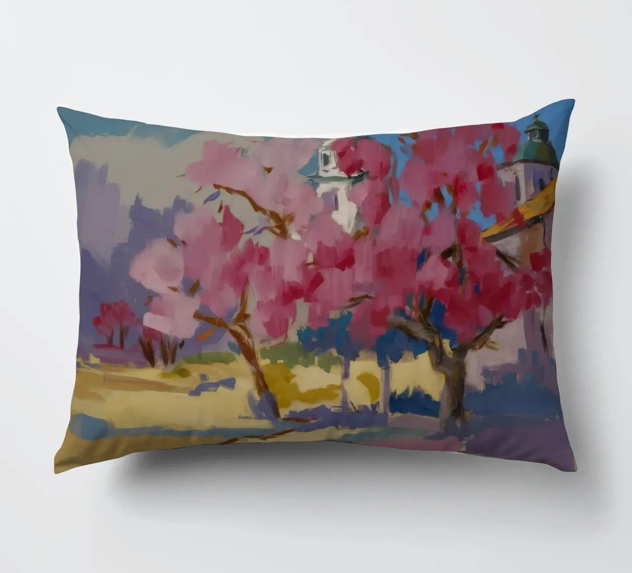 Sogno del percorso Sakura cuscino da Radiance Landscape