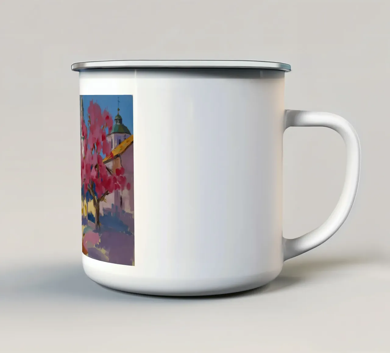 Sogno del percorso Sakura tazza in smalto da Radiance Landscape