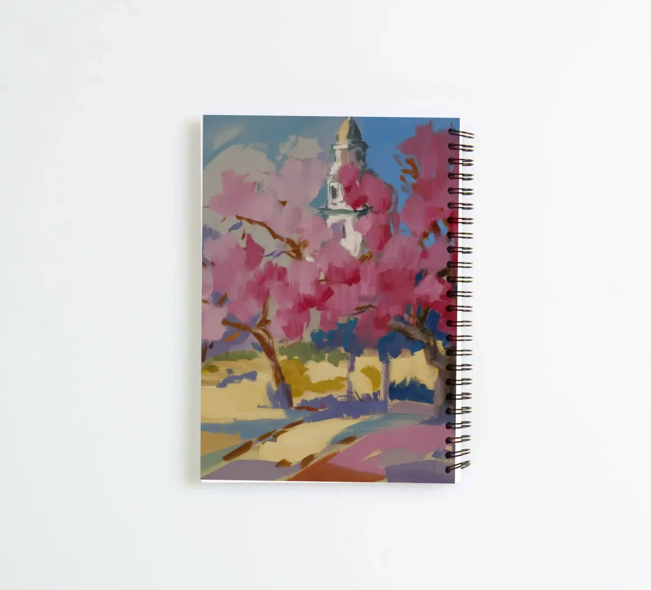 Sakura Pathway Dream spiral notebook by Radiance Landscape