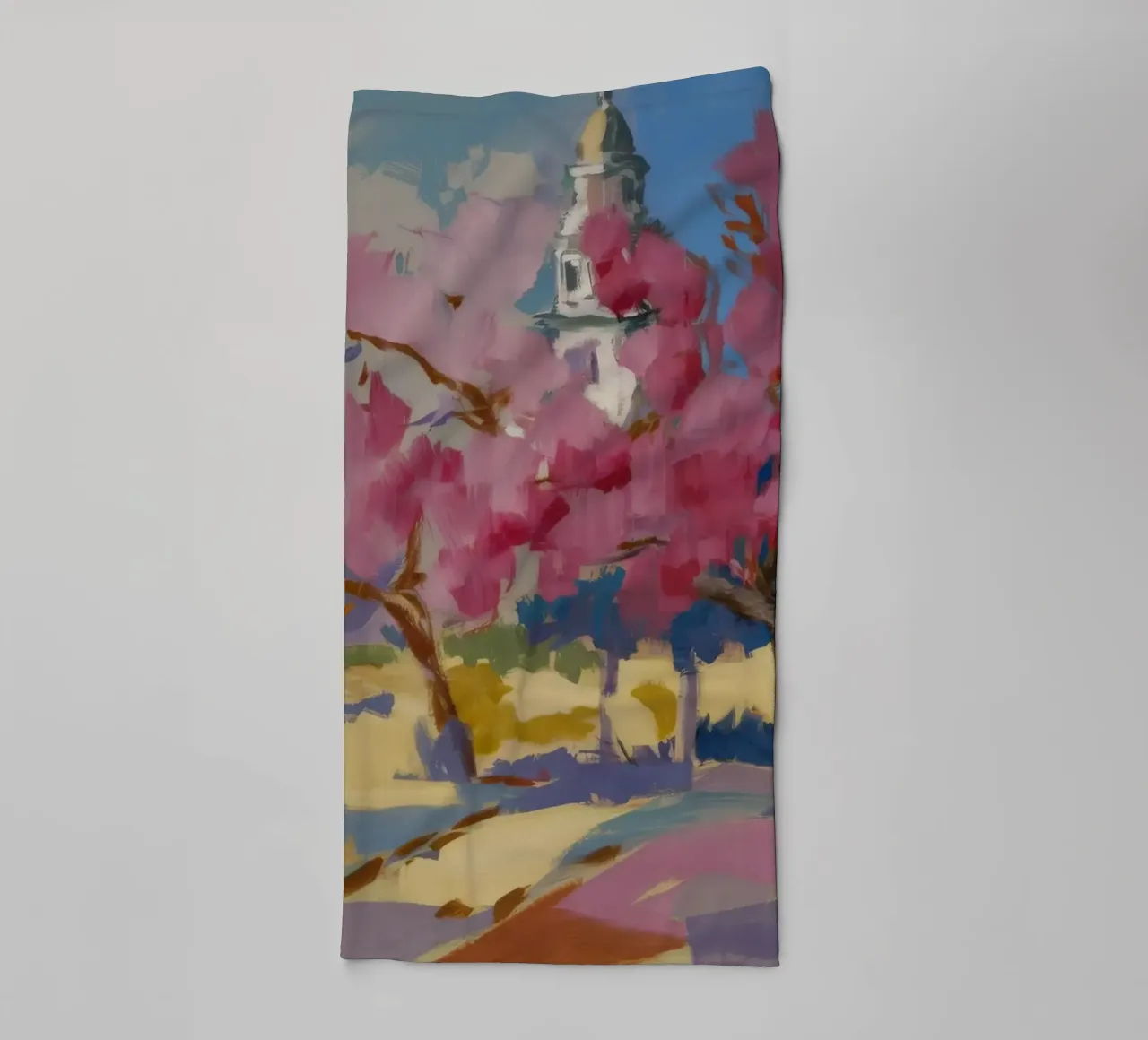 Sakura Pathway Dream towel by Radiance Landscape