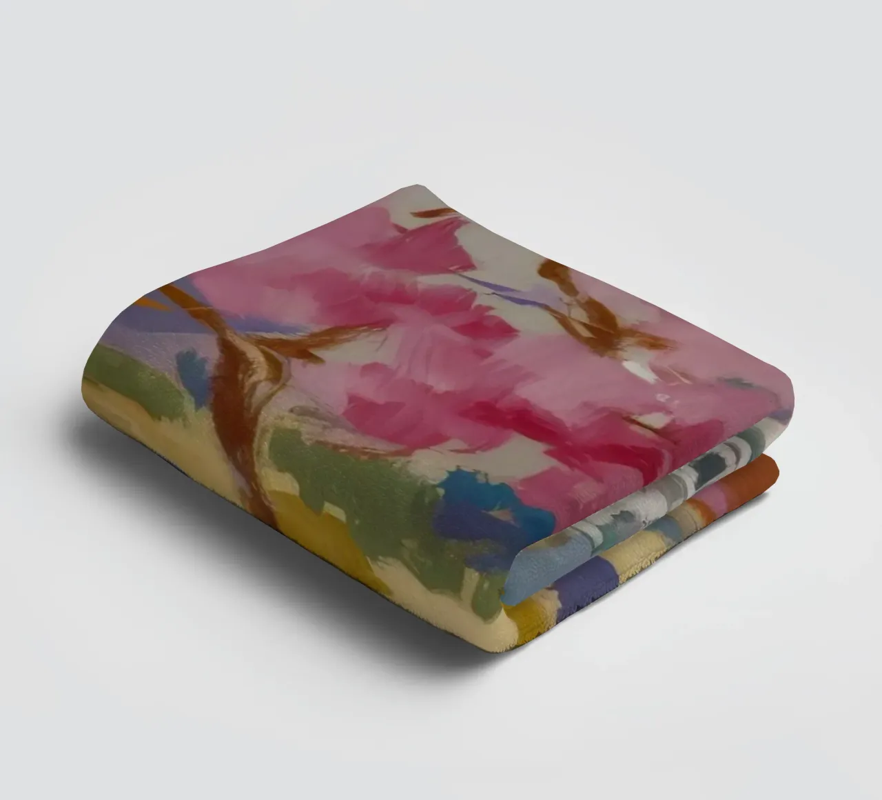 Sakura Pathway Dream towel by Radiance Landscape