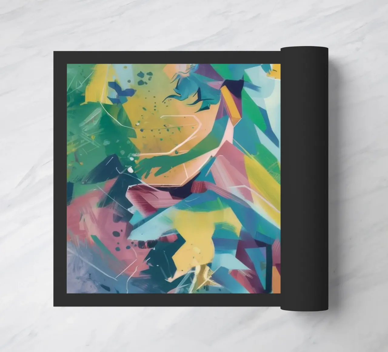 Celestial Muse Flight doormat by Dream Spectrum