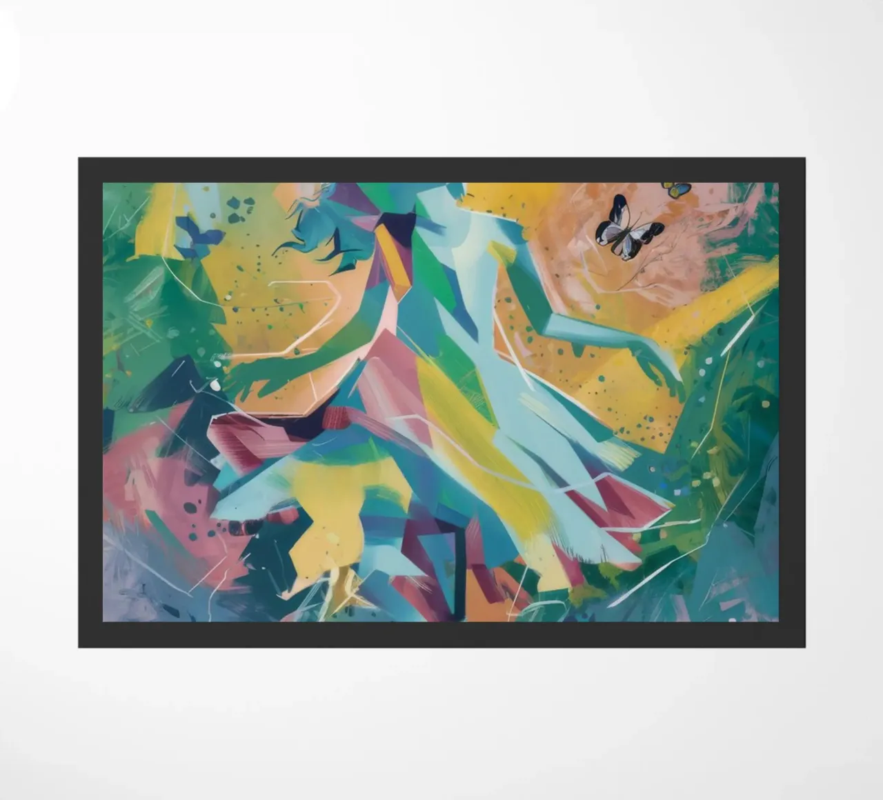 Celestial Muse Flight doormat by Dream Spectrum