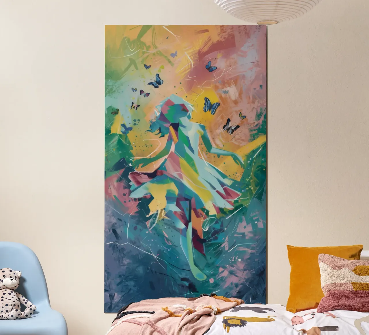 Vlucht van de hemelse muze poster van Dream Spectrum