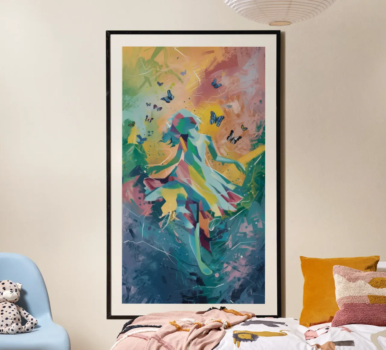 Vlucht van de hemelse muze poster van Dream Spectrum